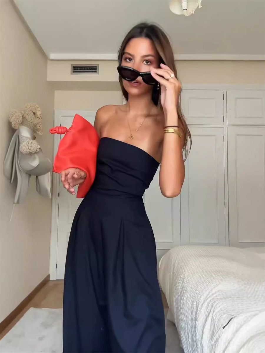Chic Strapless Jumpsuits
