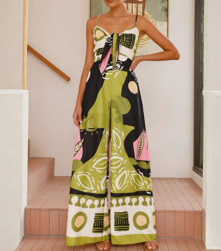 Sling Printed Jumpsuit