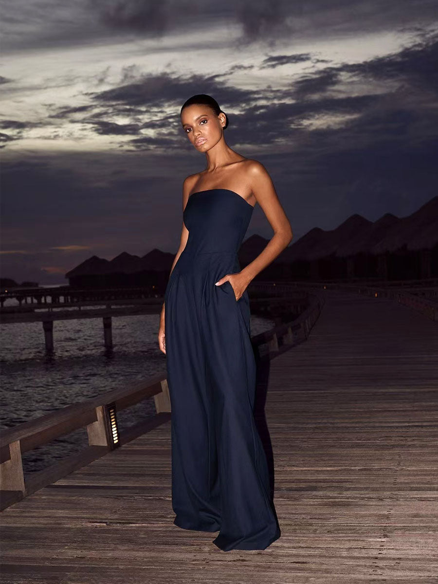 Chic Strapless Jumpsuits