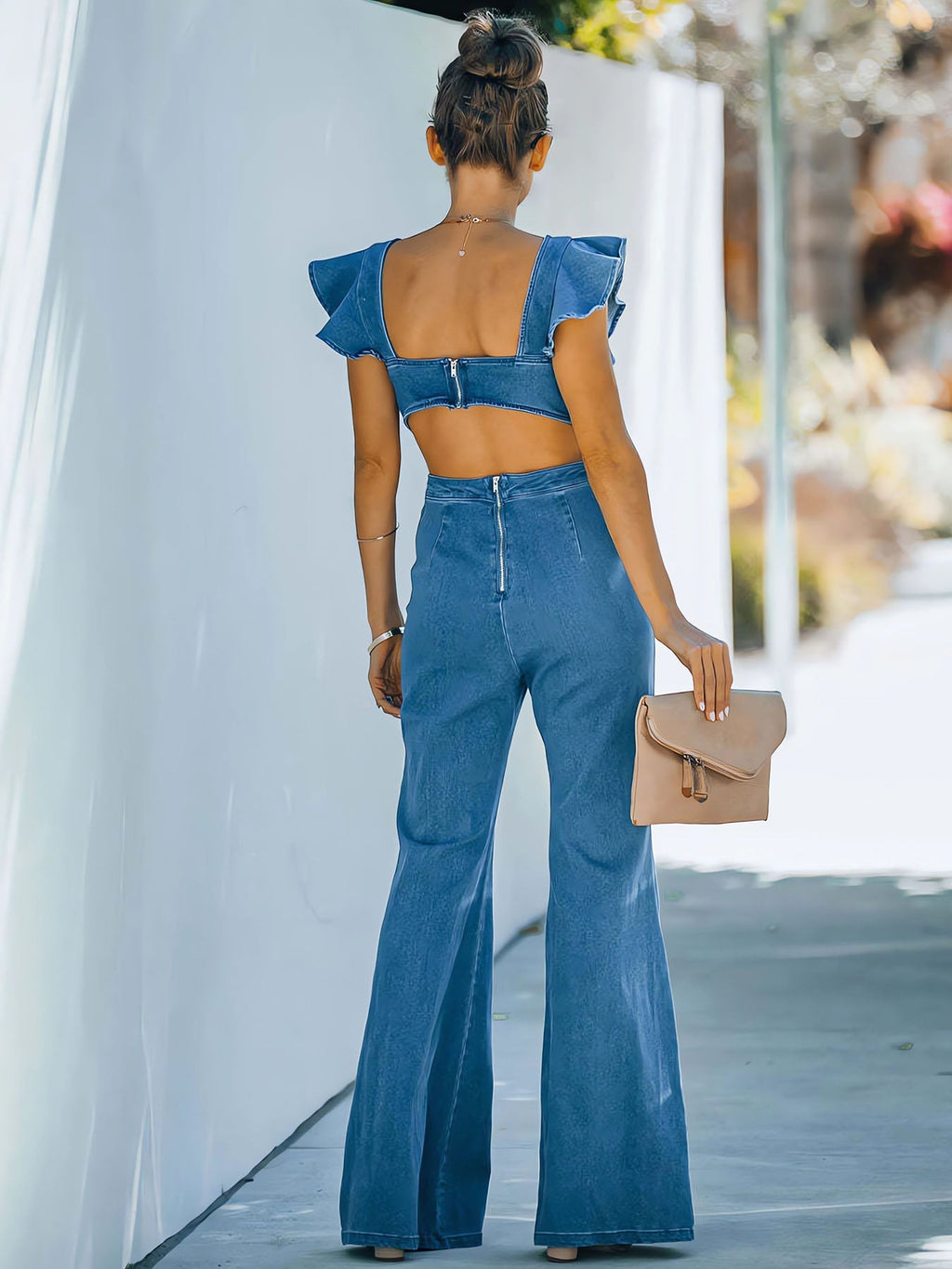 Fashion Denim Jumpsuit