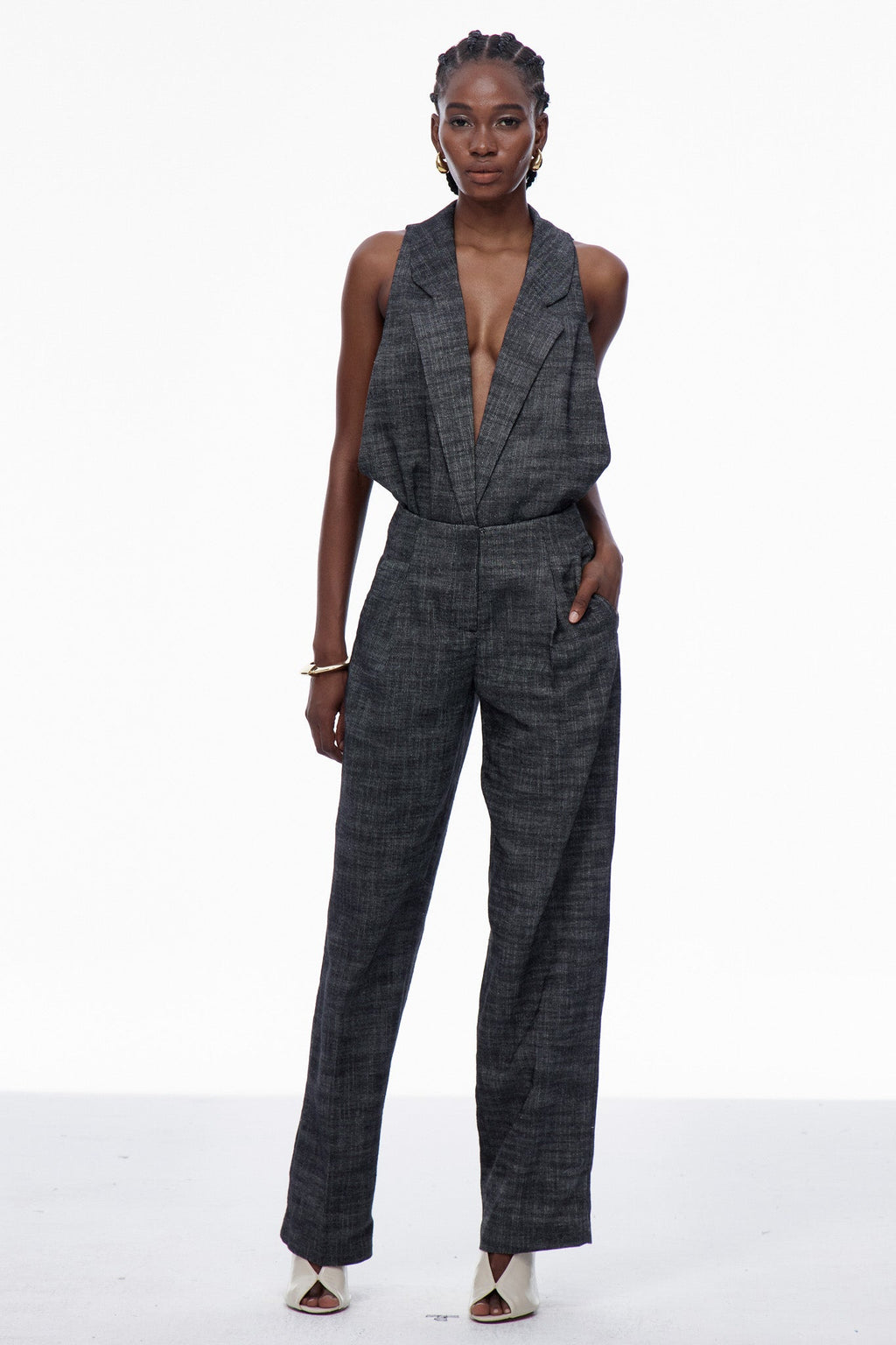Carlos Plunge Top