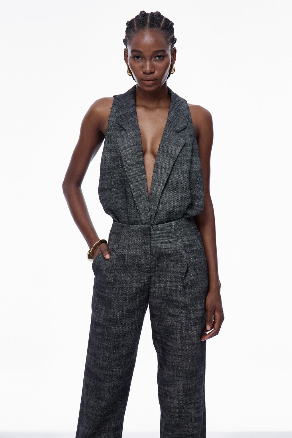 Carlos Plunge Top