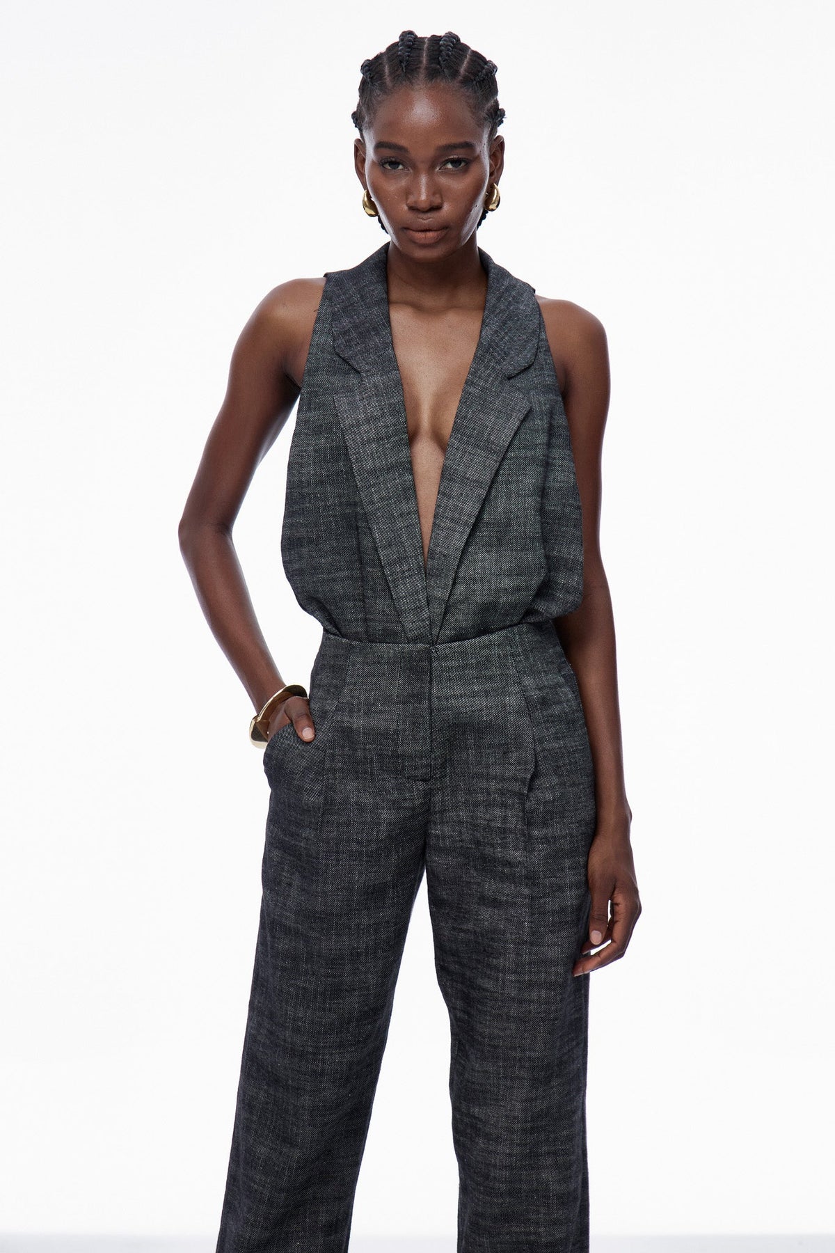 Carlos Plunge Top