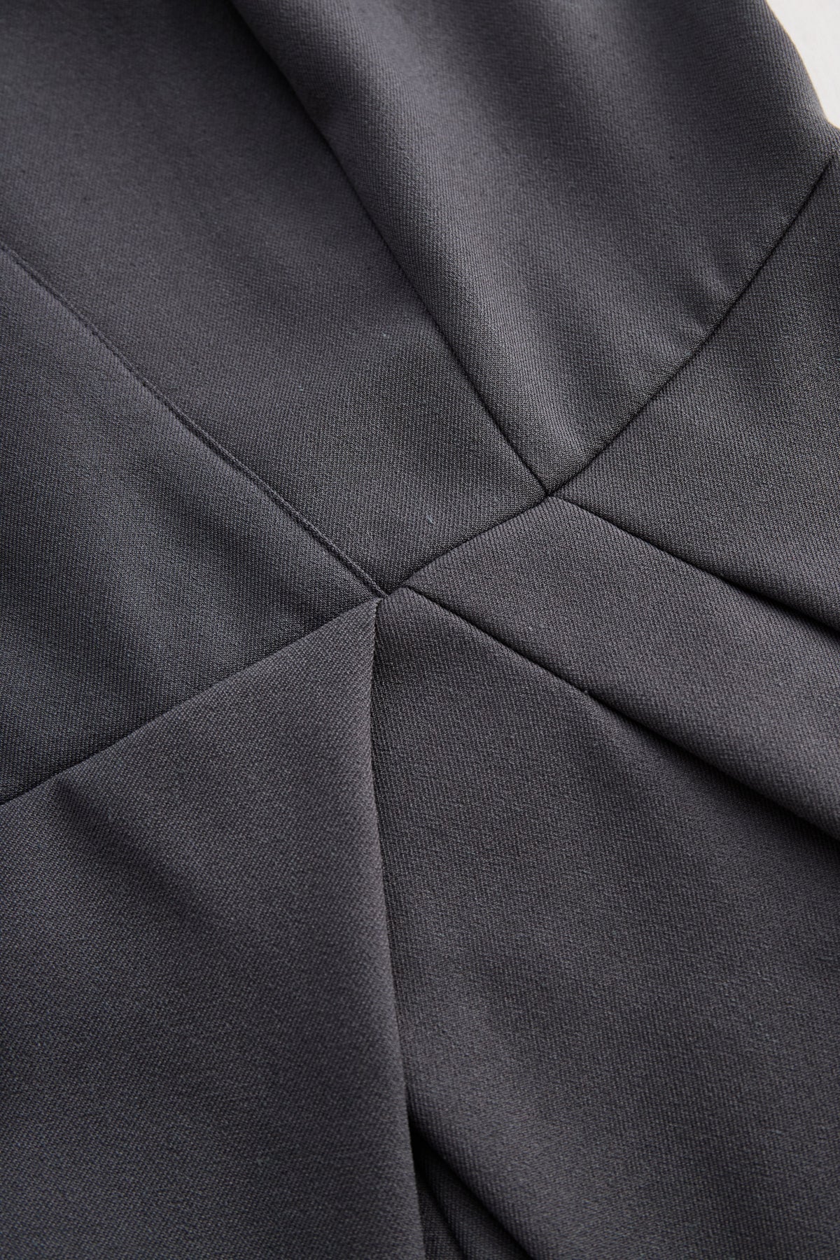 Sophisticated Sleeveless Peplum Jumpsuit In Charcoal Gray