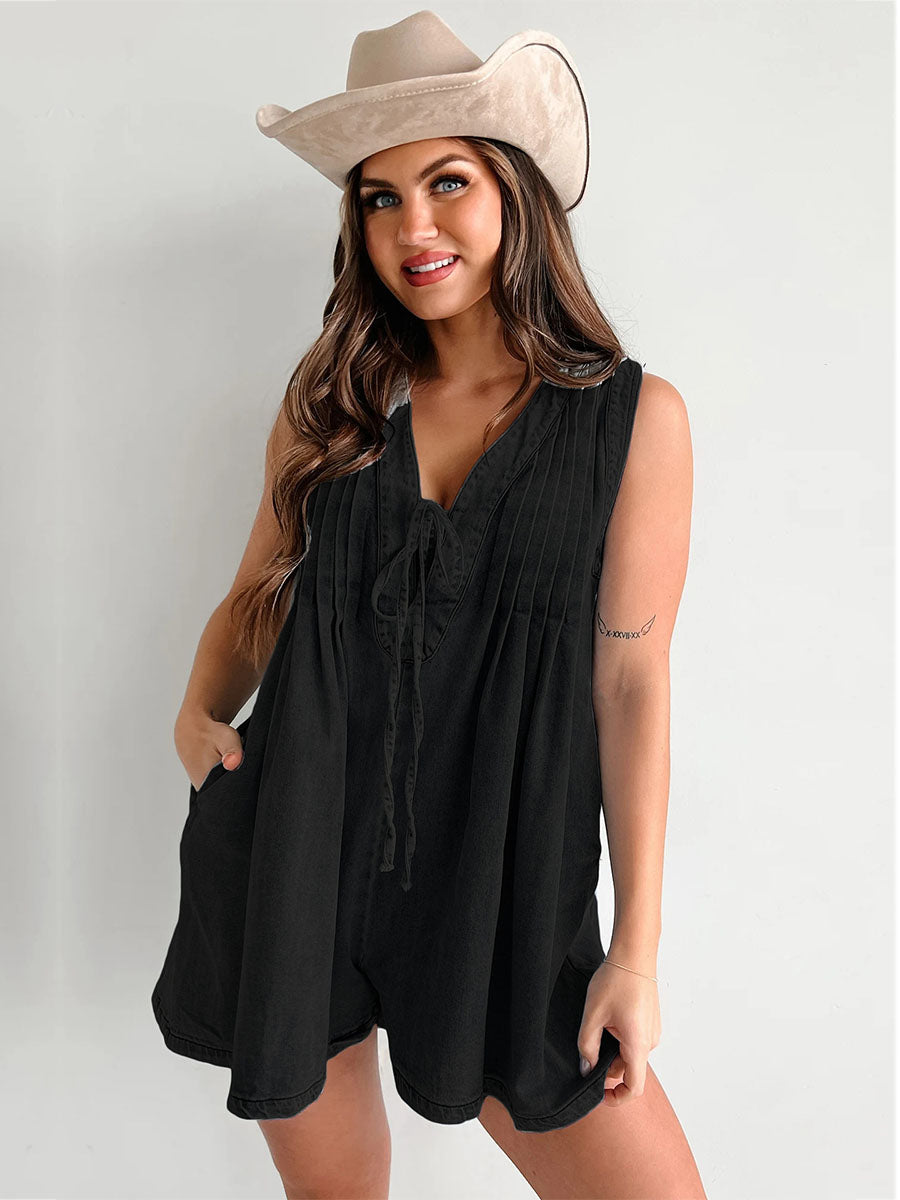 Cowgirl Pleated Jumpsuits